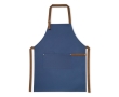 Canvas cotton apron with metallic details, 300 g/m2 colour blue