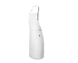 Apron with adjustable neck strap and pockets, 150 g/m2, Maître colour white