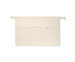 Wool and linen apron with 3 pockets, 260 g/m2, Multipocket colour natural
