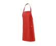 Recycled cotton apron with neck ties, 180 g/m2 colour red