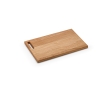 Oak chopping board with corner handle for hanging colour natural