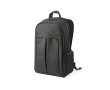 Recycled nylon laptop backpack, 16.5\" colour black