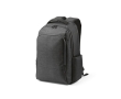Recycled nylon waterproof laptop backpack, 15.6\" colour black