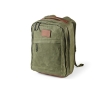 Backpack made of recycled cotton with wax coating, 230 g/m2 colour military green