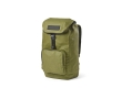 Water-repellent backpack made from recycled cotton, 240 g/m2 colour military green