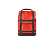 Eco-friendly waterproof backpack with magnetic closure for 17\" laptop colour red