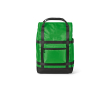Eco-friendly waterproof backpack with magnetic closure for 17\" laptop colour green