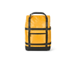Eco-friendly waterproof backpack with magnetic closure for 17\" laptop colour dark yellow