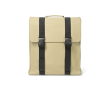 Recycled synthetic leather and recycled plastic backpack for 17\" laptop colour beige