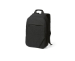 Backpack with front compartment, 300D RPET, 15.6\", 18 L colour black