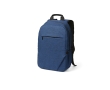 Backpack with front compartment, 300D RPET, 15.6\", 18 L colour blue