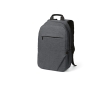 Backpack with front compartment, 300D RPET, 15.6\", 18 L colour dark grey