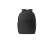 Urban recycled plastic backpack with trolley strap 17\" colour black
