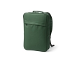 Faux leather laptop backpack with padded back, 15.6 Inch colour green