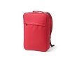 Faux leather laptop backpack with padded back, 15.6 Inch colour burgundy