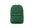 Lightweight recycled plastic backpack with padded interior for 15.6\" laptop colour green