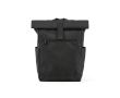 Recycled plastic roll-top backpack for 15.6'' laptop colour black