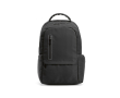 Water-resistant recycled plastic backpack ideal for 17'' laptops colour black