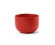 Eco-friendly ceramic bowl with a matte finish, 620ml colour red