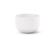 Eco-friendly ceramic bowl with a matte finish, 620ml colour white