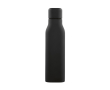 Leakproof recycled steel bottle with industrial style 1L colour black
