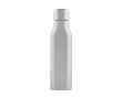 Leakproof recycled steel bottle with industrial style 1L colour silver