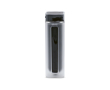 Recycled plastic bottle with exclusive twist closure 500 ml colour black