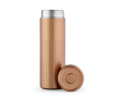 Double-wall recycled stainless steel bottle 500 ml colour bronze