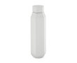 Leak-proof hexagonal recycled stainless steel bottle 500 ml colour white