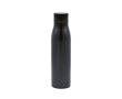 Recycled stainless steel bottle, thermal, 600 ml colour black