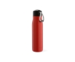 Recycled stainless steel bottle with drawstring, 540 ml colour red
