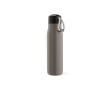 Recycled stainless steel bottle with drawstring, 540 ml colour grey