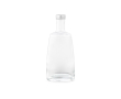 EU-made glass bottle with silver leakproof cap 700 ml colour transparent