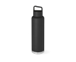 Recycled stainless steel bottle with carabiner, 1.5 L colour black