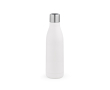 Recycled stainless steel bottle with ultraviolet light lid 520 ml colour white