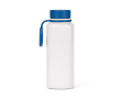 Recycled stainless steel bottle with 360° push-button lid 750 ml colour blue