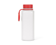 Recycled stainless steel bottle with 360° push-button lid 750 ml colour red