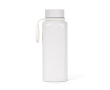 Recycled stainless steel bottle with 360° push-button lid 750 ml colour white
