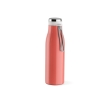 Recycled stainless steel bottle with thermal function, 470 ml colour salmon