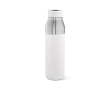 Recycled stainless steel bottle doubles as a cup, 720ml colour white
