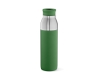Recycled stainless steel bottle doubles as a cup, 720ml colour green