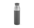 Recycled stainless steel bottle doubles as a cup, 720ml colour grey
