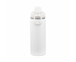 Recycled stainless steel thermal bottle with double lid 500 ml colour white