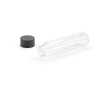Cylindrical glass bottle with leakproof screw cap 520 ml colour transparent