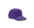 Recycled cotton cap with neck closure, 280 g/m2 colour violet
