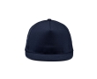 Flat peaked cap made from recycled cotton, 180 g/m2 colour blue