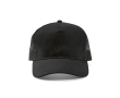5 panel hat made of recycled cotton, 220 g/m2 colour black