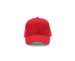 5 panel hat made of recycled cotton, 220 g/m2 colour red