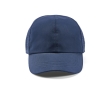 Adjustable 6-panel snapback RPET hat, 110 g/m2 colour blue