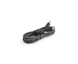 RPET cable with two USB-C connectors, 1 m colour black